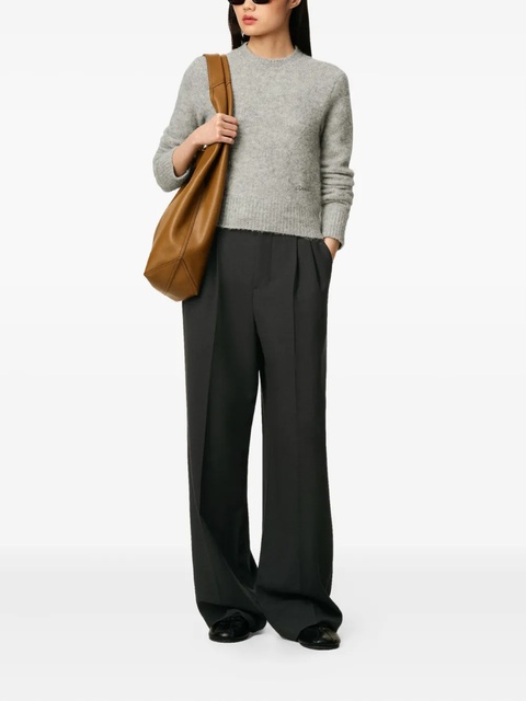 AMI Paris pleated high-waist trousers - Grey - zdjęcie produktu nr 2