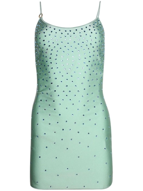Oséree gem-embellished mini dress - Green - zdjęcie produktu nr 1