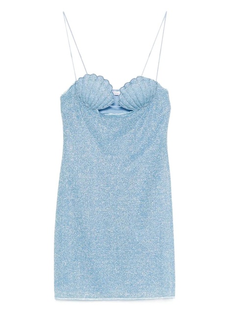Oséree Lumière Shell mini dress - Blue - zdjęcie produktu nr 1