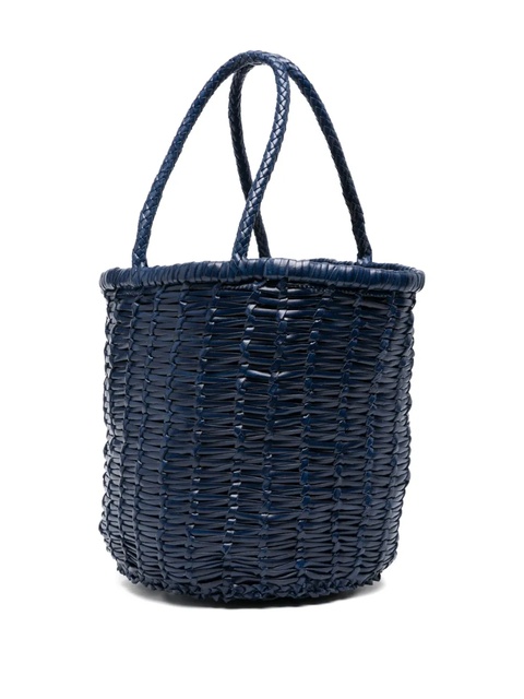 DRAGON DIFFUSION woven leather bucket bag - Blue - zdjęcie produktu nr 2