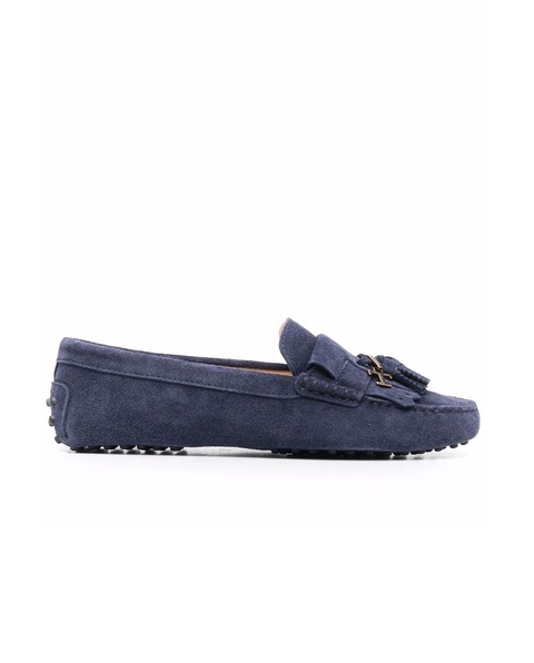 TOD'S - Granatowe loafery Gommino City - zdjęcie produktu nr 1