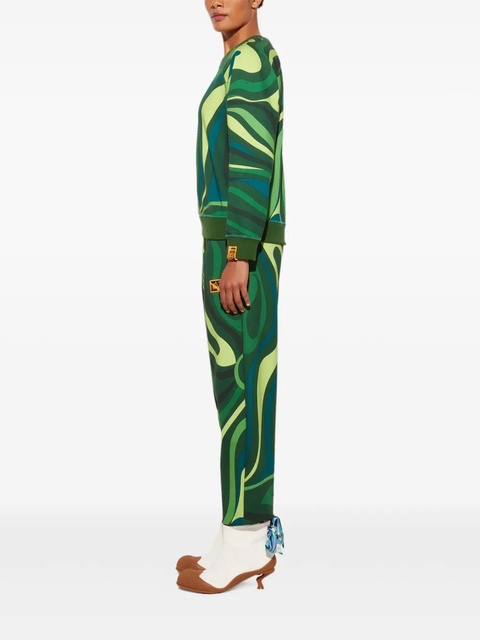 PUCCI Marmo-print sweatshirt - Green - zdjęcie produktu nr 2