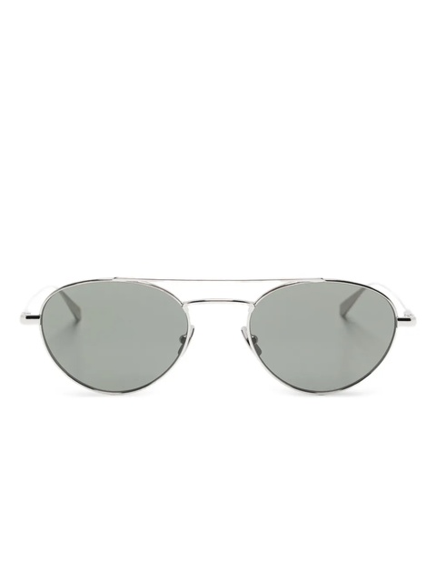 Saint Laurent Eyewear round-frame sunglasses - Silver - zdjęcie produktu nr 1