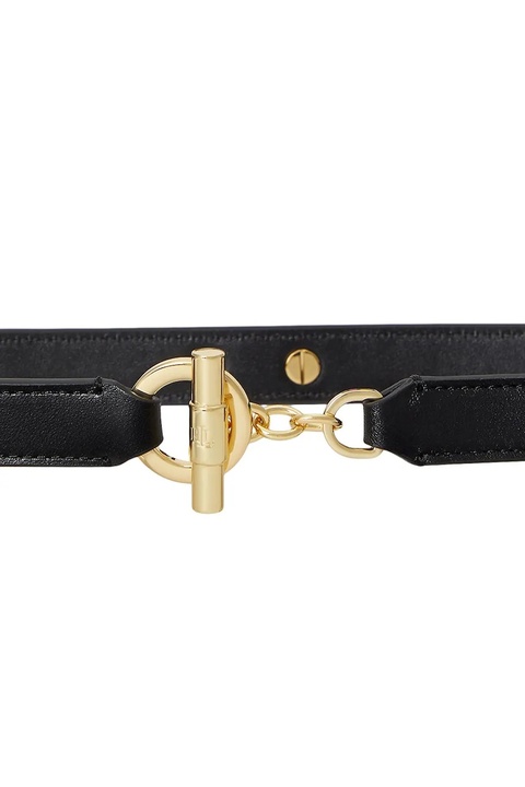 Lauren Ralph Lauren pasek skórzany damski kolor czarny 412P04406 - zdjęcie produktu nr 1