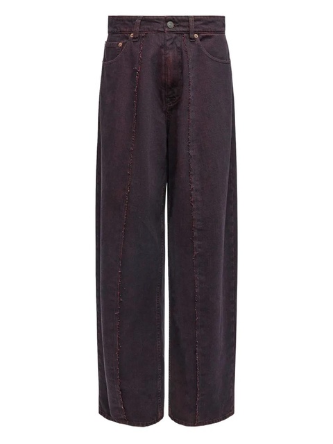MM6 Maison Margiela single-stitch logo jeans - Purple - zdjęcie produktu nr 1