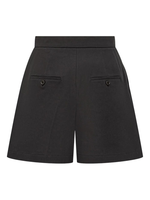Max Mara cotton shorts - Black - zdjęcie produktu nr 1