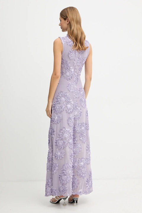 Rotate sukienka kolor fioletowy maxi dopasowana 1147971429 - zdjęcie produktu nr 2