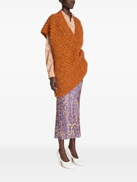DRIES VAN NOTEN V-neck vest - Orange - zdjęcie produktu nr 2