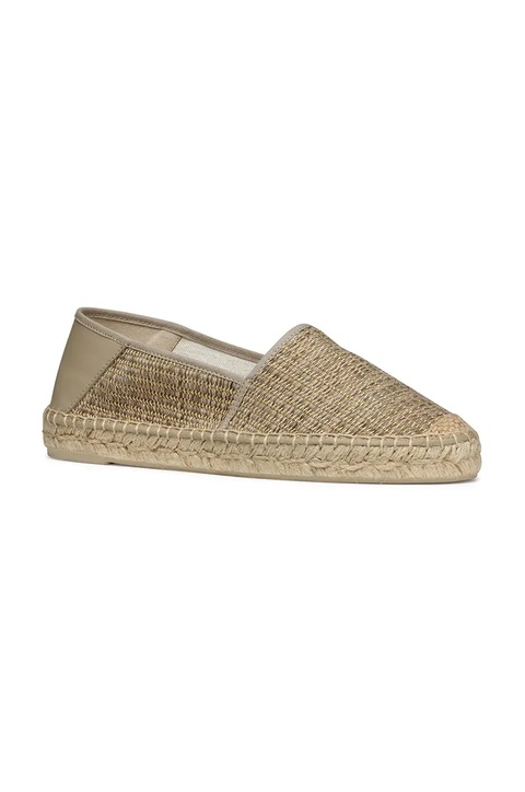 Geox espadryle D LAMPEDUSA kolor beżowy na platformie D46V0A 01106 C6029 - zdjęcie produktu nr 1