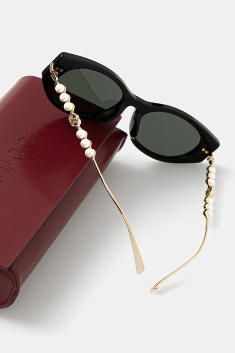 Gucci okulary przeciwsłoneczne damskie kolor czarny GG1970SA - zdjęcie produktu nr 1