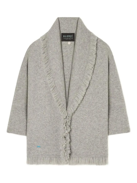 Alanui Finest fringed cardigan - Grey - zdjęcie produktu nr 1