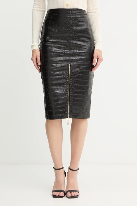 Elisabetta Franchi spódnica kolor czarny mini ołówkowa GO10856E2 - zdjęcie produktu nr 1