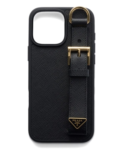 Prada leather iPhone 16 Pro Max case - Black - zdjęcie produktu nr 2