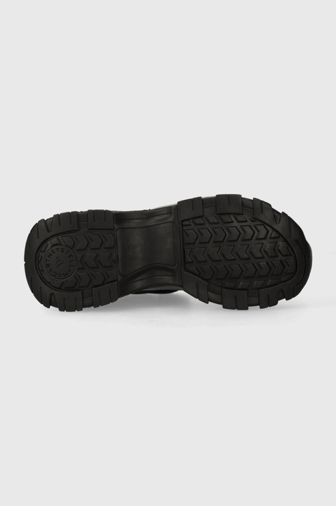 adidas by Stella McCartney sandały Hika Sandal Canvas damskie kolor czarny na platformie IE3540 - zdjęcie produktu nr 2
