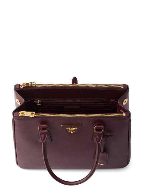 Prada medium Galleria Saffiano-leather tote bag - Red - zdjęcie produktu nr 2