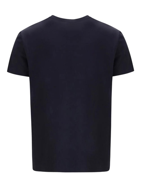 Loro Piana crew-neck cotton T-shirt - Blue - zdjęcie produktu nr 2