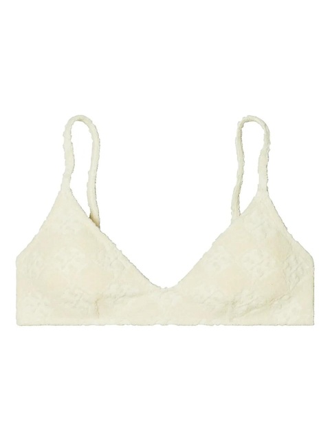 Tory Burch Terry bikini top - Neutrals - zdjęcie produktu nr 1