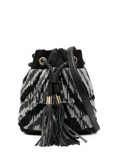 PUCCI beaded-fringe bucket bag - Black - zdjęcie produktu nr 1