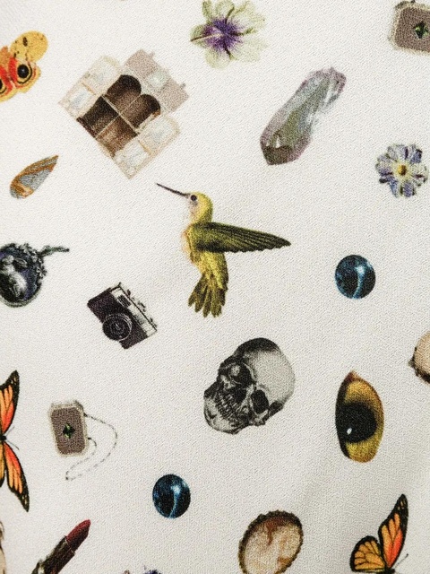 Alexander McQueen Obsession print shirt dress - Yellow - zdjęcie produktu nr 2