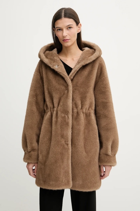 Answear.LAB płaszcz kolor beżowy - zdjęcie produktu nr 1