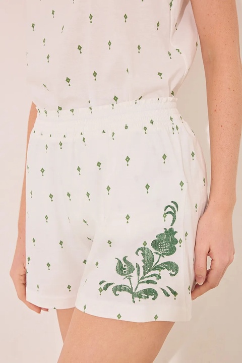 women'secret piżama bawełniana damska kolor biały bawełniana 3599198 - zdjęcie produktu nr 2