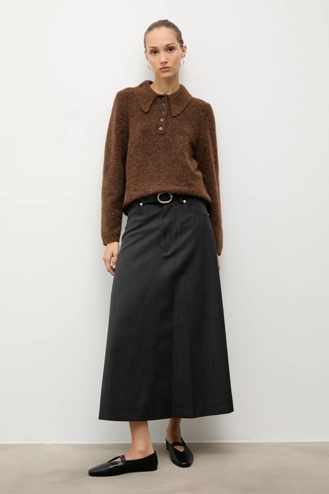 Answear.LAB baleriny skórzane kolor czarny - zdjęcie produktu nr 2