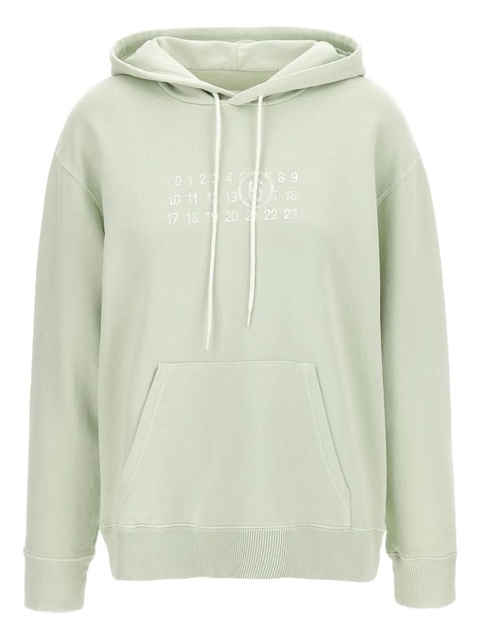 MM6 Maison Margiela Numeric signature hoodie - Green - zdjęcie produktu nr 1