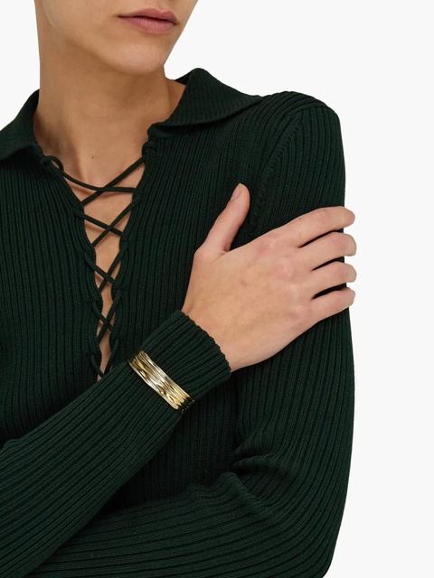 Ferragamo twisted cuff bracelet - Gold - zdjęcie produktu nr 2