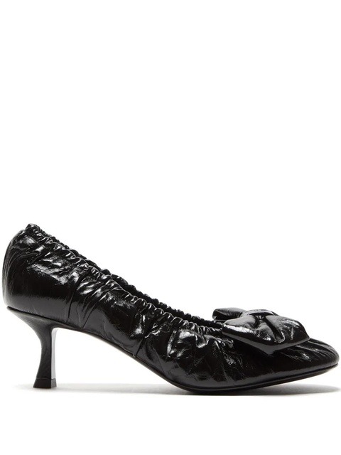 Acne Studios bow-detail pumps - Black - zdjęcie produktu nr 1