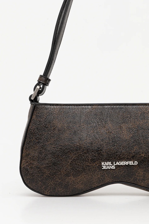 Karl Lagerfeld Jeans torebka kolor brązowy A4W30281 - zdjęcie produktu nr 2