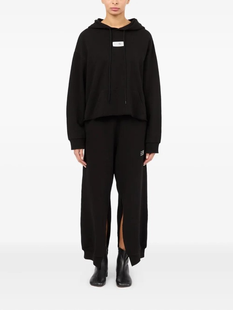 MM6 Maison Margiela cotton hoodie - Black - zdjęcie produktu nr 1