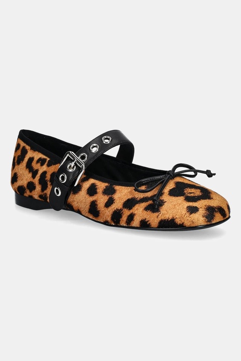 Jeffrey Campbell baleriny skórzane TUTU-MJF kolor brązowy JCD-172-46-01 - zdjęcie produktu nr 2