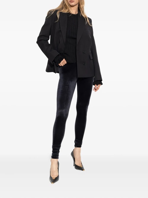 Versace cut-outs ruffled sweater - Black - zdjęcie produktu nr 1