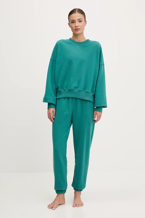 JOYINME spodnie dresowe Kind kolor zielony gładkie Kind - zdjęcie produktu nr 2