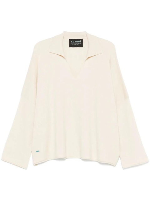 Alanui Finest polo sweater - Neutrals - zdjęcie produktu nr 1
