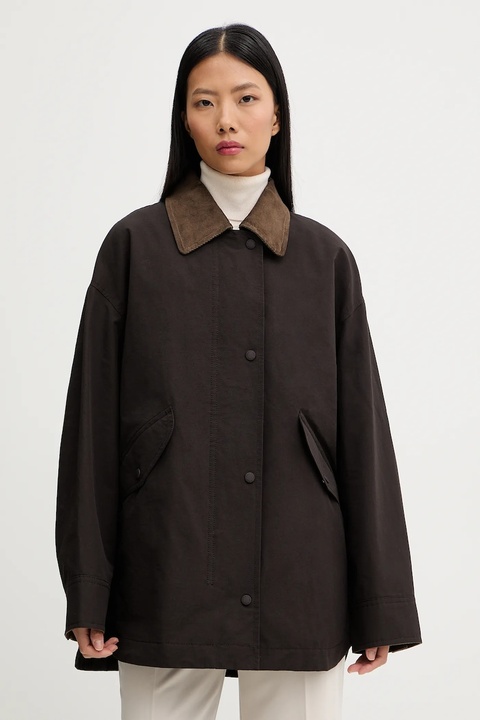 Marc O'Polo kurtka kolor brązowy przejściowa 5000008071 - zdjęcie produktu nr 1