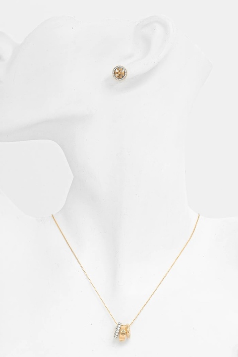 Tory Burch naszyjnik i kolczyki Miller Pave 2-pack 177663-783 - zdjęcie produktu nr 2