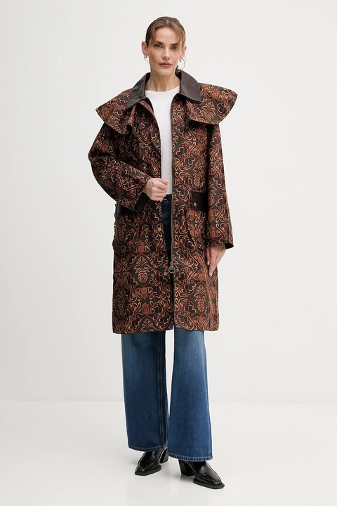 Barbour płaszcz x Farm Rio kolor multicolor LWX1503 - zdjęcie produktu nr 1
