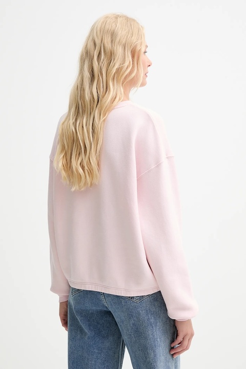 American Vintage bluza damska kolor różowy z nadrukiem IZU03A - zdjęcie produktu nr 2