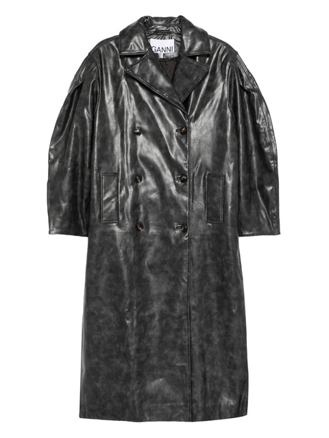 GANNI double-breasted coat - Black - zdjęcie produktu nr 1