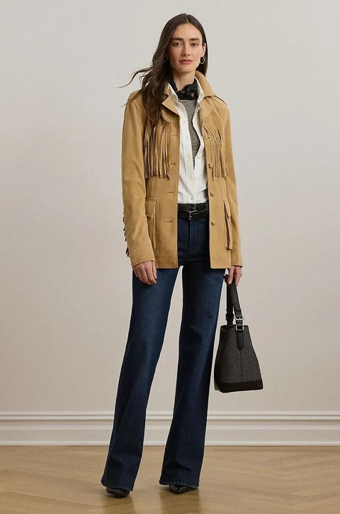 Lauren Ralph Lauren jeansy bawełniane damskie high waist 200982842 - zdjęcie produktu nr 1