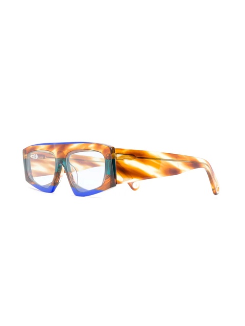 Jacquemus Yauco rectangular-frame sunglasses - Blue - zdjęcie produktu nr 2