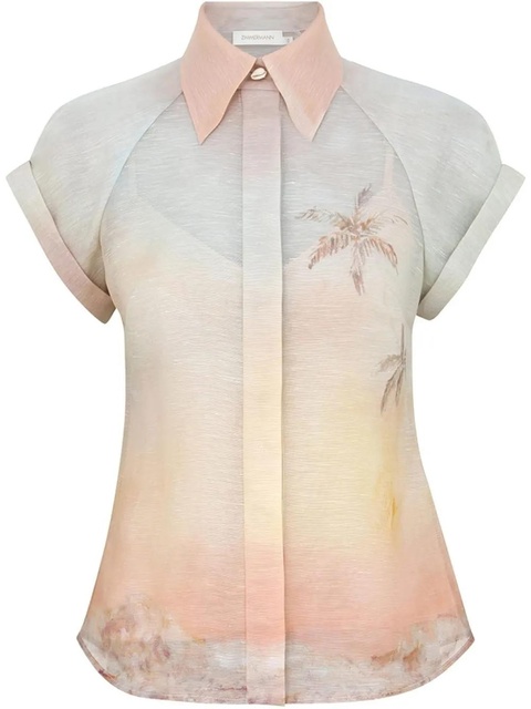 ZIMMERMANN Illuminate shirt - Pink - zdjęcie produktu nr 1