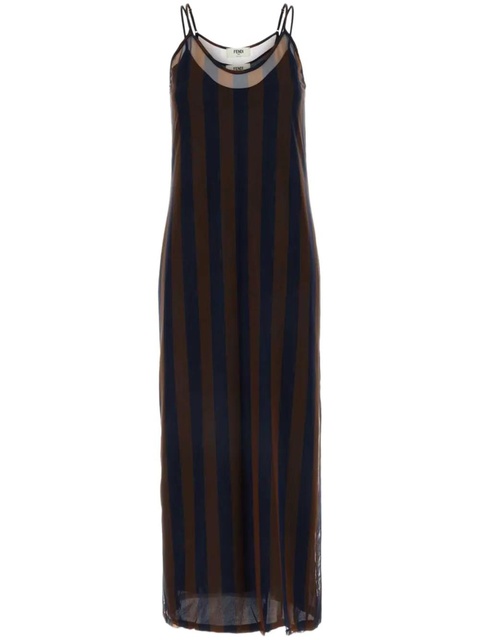 FENDI Pequin dress - Brown - zdjęcie produktu nr 1