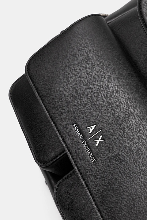 Armani Exchange plecak damski kolor czarny mały gładki XW001923 AF12589 - zdjęcie produktu nr 2