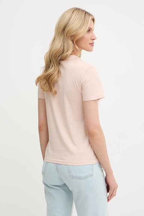 G-Star Raw t-shirt bawełniany damski kolor beżowy D24499-B059 - zdjęcie produktu nr 2