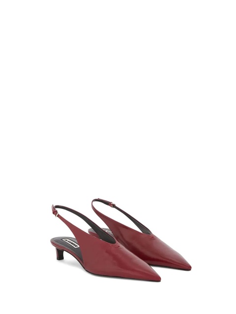 Jil Sander leather pumps - Red - zdjęcie produktu nr 2