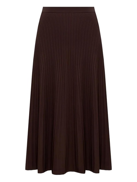 Simkhai Chiara pleated midi skirt - Brown - zdjęcie produktu nr 1