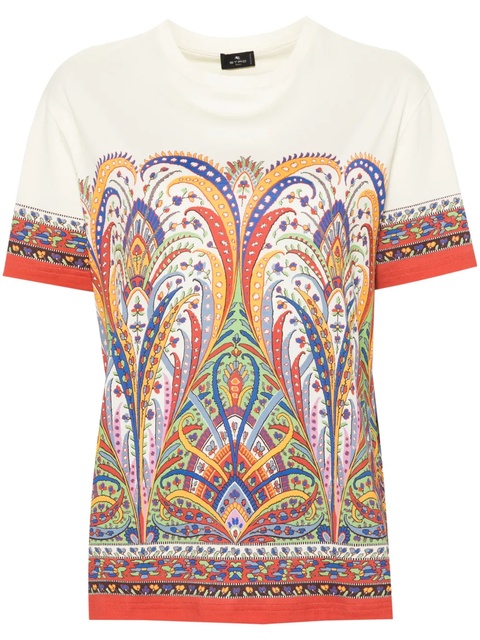 ETRO paisey-print T-shirt - Neutrals - zdjęcie produktu nr 1