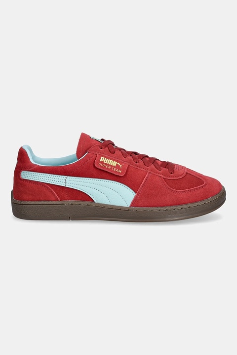 Puma sneakersy zamszowe Super Team SD kolor bordowy 398528 - zdjęcie produktu nr 2